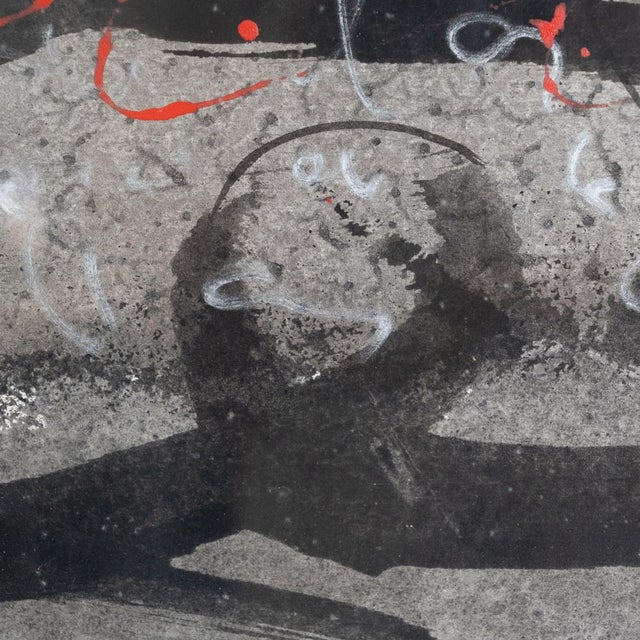 Josep Güell, Abstract Composition, Mixed Media on Paper For Sale - Image 3 of 7