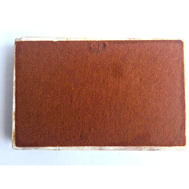 Mid 20th Century Faux Onyx Resin Note Tray by Sunlight Industries For Sale - Image 14 of 14