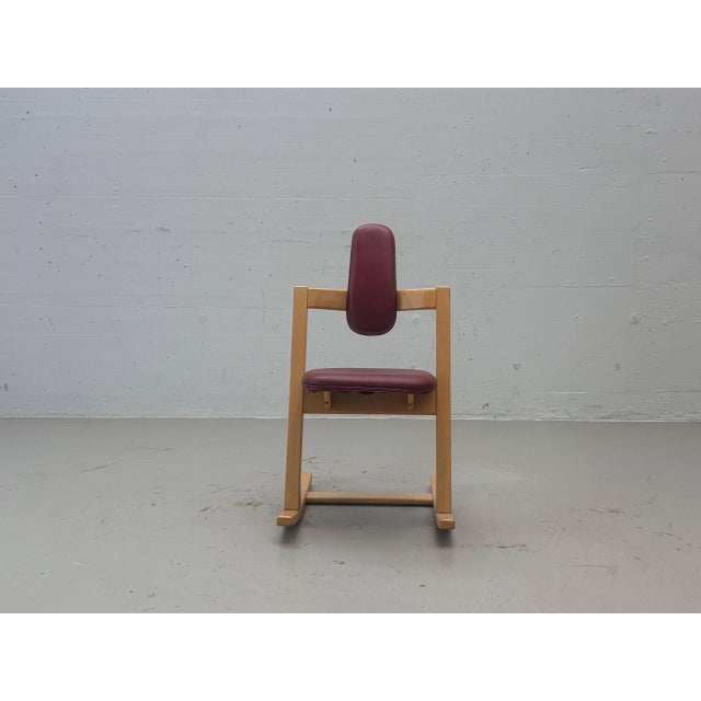 Vintage Pendulum Balans Chair by Peter Opsvik for Stokke, Norway, 1983 For Sale - Image 10 of 15