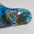Vintage Artist's Small Curved Painting Palette With Remnant Heavy on Blue Paint For Sale In New York - Image 6 of 8