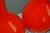 Vintage Murano Long Neck Red Orange Lamps For Sale In Atlanta - Image 6 of 11