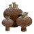 Mid 20th Century Studio Pottery Sculpted Vessels by Ken Stevens - Set of 3 For Sale