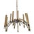 Mid Century Modern Designer Spider Chrome Chandelier For Sale