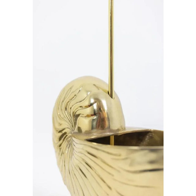 Metal Gilt Bronze Table Lamp, 1970s For Sale - Image 7 of 11