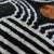 Textile Contemporary Velvet Gold, Black & White Throw Pillow With Down Insert For Sale - Image 7 of 12