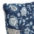 Transitional 20" Decorative Pillow with Welt in Leopard Blue For Sale - Image 3 of 6