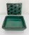 Mid-Century Modern 1960's glazed ceramic cigarette or trinket box. Featuring coloring and handmade characteristics that...