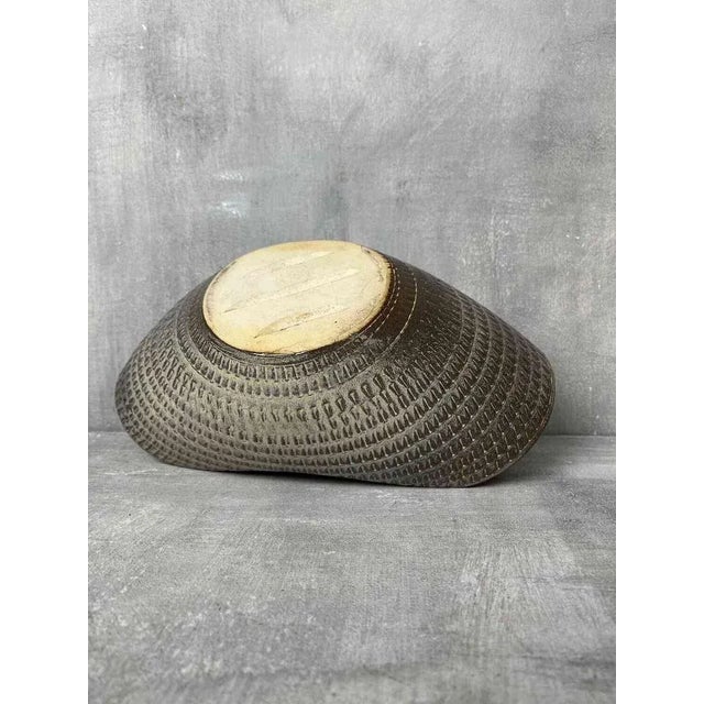 Gray Japanese Yi Hao Ceramic Bowl For Sale - Image 8 of 12