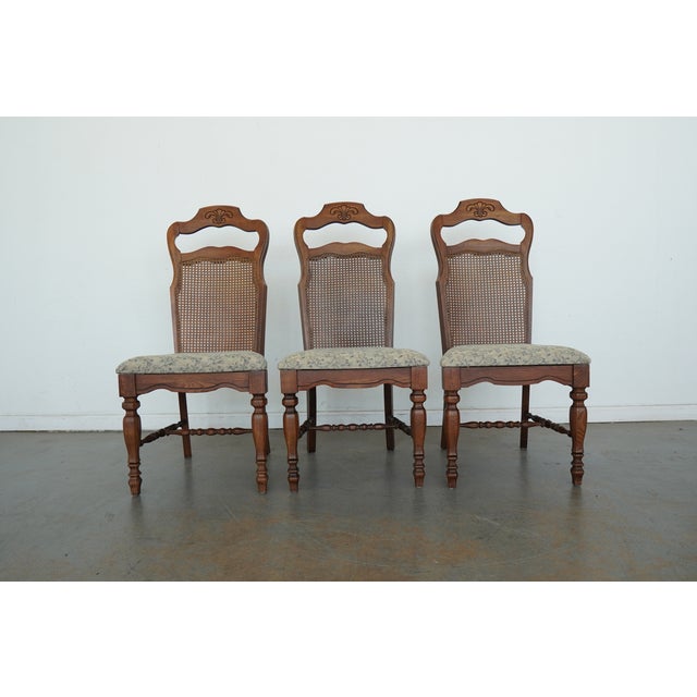 Vintage Singer Furniture Co. Dining Chairs (Set of 5) For Sale - Image 9 of 18