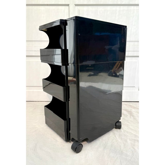 "Cosmos Tabouret" Colombo-Inspired Rolling Art Cart by Adephi For Sale - Image 11 of 12