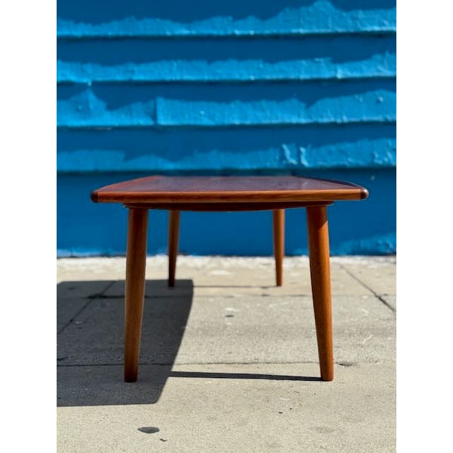 Vintage Kristiansen Thomassen Teak Low Coffee Table For Sale - Image 4 of 12
