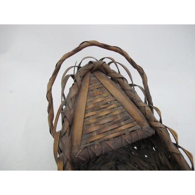 Japanese Ikebana Funagata Boat Shaped Flower Arranging Basket For Sale In Portland, OR - Image 6 of 11