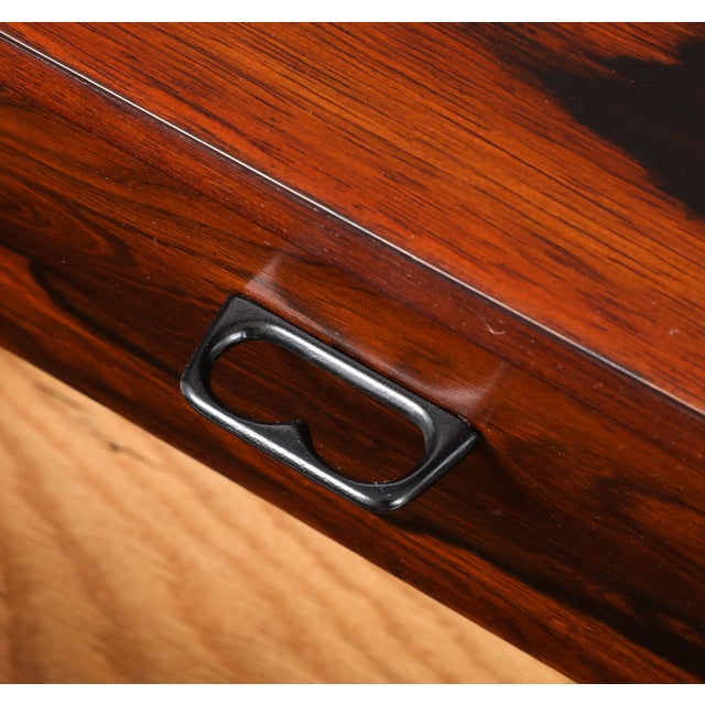 Brown Jack Cartwright for Founders Brazilian Rosewood Credenza For Sale - Image 8 of 16
