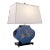 Scalamandre Maison by Port 68 Zebra Blue Lamp For Sale
