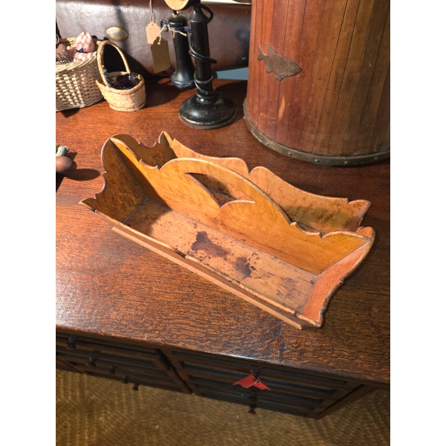 Beautiful Antique American birdseye maple caddy or tray with fine dovetail construction and details. Natural patina from...