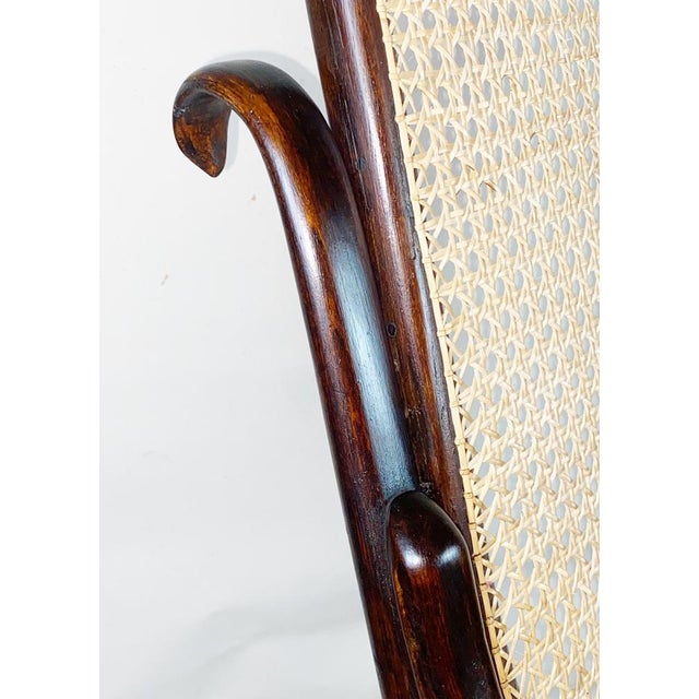 Rocking Chair by Jacob & Josef Kohn, 1900 For Sale - Image 6 of 11