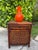Mid-Century Modern Vintage Atomic Orange Art Pottery Vase by Cherokee Pottery, 1983 For Sale - Image 3 of 11