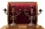 A prestigious pair of three-light candelabras crafted entirely from solid bronze with a beautiful original dark patina....