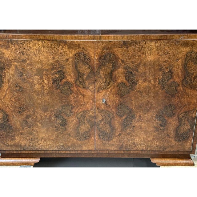 1930s Art Deco Bookcase from Bohemia, 1930s For Sale - Image 5 of 8