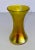 1920s Vintage 1920’s Gold Iridescent Art Glass Vase For Sale - Image 5 of 5