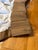 Set of 6 Custom Interlined Taupe Drapery Panels With Black Trim – 90” For Sale - Image 16 of 18