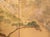 1950s Showa Era Japanese Painted Byobu Screen "Landscape With Temple" For Sale - Image 9 of 17
