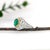 Exceptional Gia Certified Emerald in a Bespoke Heirloom Setting: Solid 14k Gold, Size 6.75 For Sale - Image 4 of 11