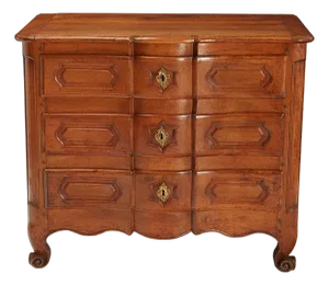 Antique French Provincial Petite Fruitwood Commode