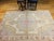 Textile Vintage Turkish Oushak Area Rug, Hand Knotted Wool, Ivory & Pink, 5' x 7' For Sale - Image 7 of 17