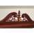 Beautiful solid quality American Made Inlaid Mahogany Display Cabinet Bookcase with Four Beveled Glass Doors Opening to...