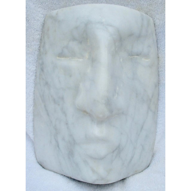Modern 1960s Vintage Jacob Sandler Marble Head Sculpture For Sale - Image 3 of 10