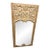 19th Century Style French Louis XV / Rococo Revival Trumeau Mirror With Neoclassical Trophy Motif For Sale