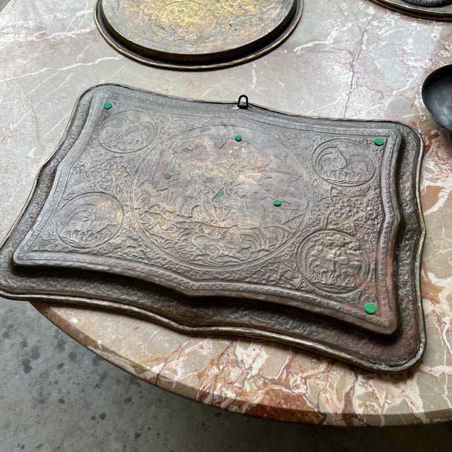 Antique Brass Tray Chairish