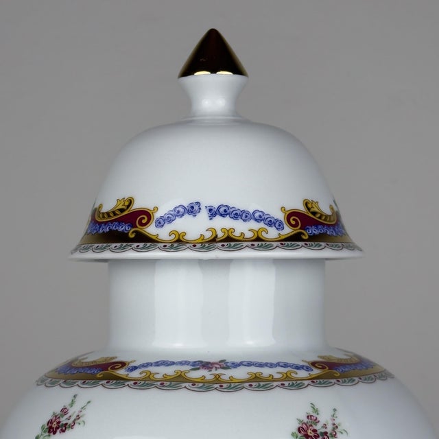 1970s Vintage Porcelain Ginger Jar, Limoges, France, 1970s For Sale - Image 5 of 18