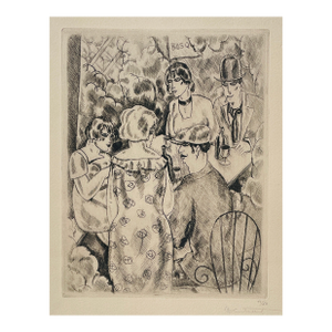 Robert Antral Le Bosquet Paris Etching