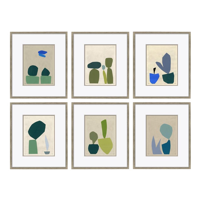Cotswold, Seedlings, Terrace, Shaded, Frond and Wave by Susan Hable For Sale