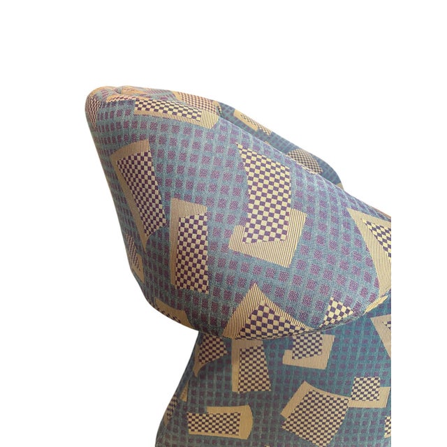 Pair Post Modern Sculptural Ribbon Lounge Chairs, 1980 For Sale In Chicago - Image 6 of 9