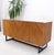 Walnut 4 doors credenza marble carrara top bracket leg mint!