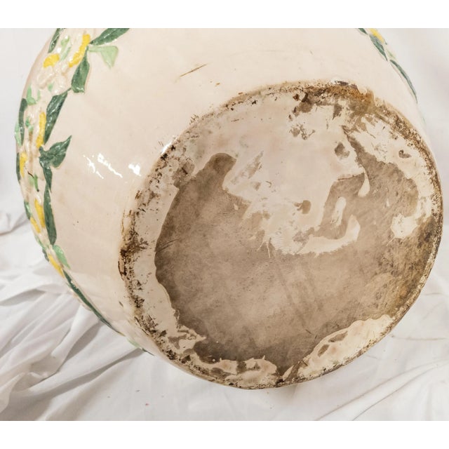 20th Century Massive Japanese Satsuma Style Vase or Urn For Sale - Image 11 of 13