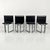 Model 91 Chairs in Black Leater by Mario Botta for Alias, 1990s, Set of 4 For Sale - Image 11 of 16