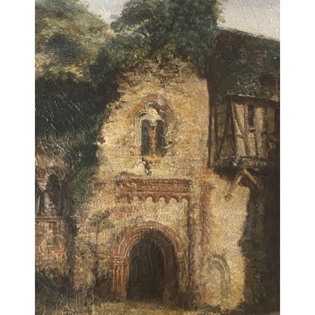 Anonimo, View of Mudejar Architecture in Granada, 1880, Oil on Canvas For Sale - Image 3 of 14