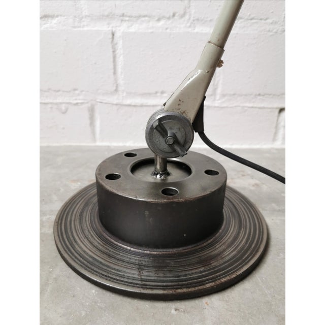 Metal Mid-Century Industrial Table Lamp, 1950s For Sale - Image 7 of 9