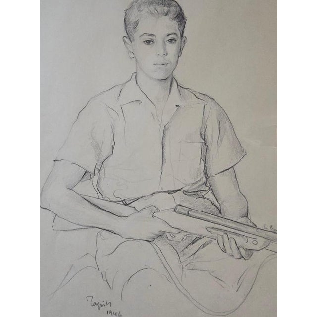 Antoni Tàpies, Self-Portrait, 1954, Pencil Drawing For Sale - Image 13 of 17