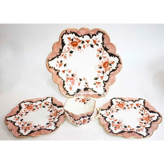 The Foley China Plates & Tea Cup -4 Pcs From England For Sale - Image 9 of 9