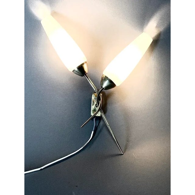 Wall Lights from Maison Lunel France, 1950, Set of 2 For Sale - Image 4 of 11