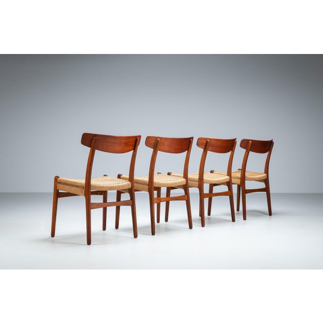 CH23 Dining Chairs by Hans J. Wegner for Carl Hansen & Søn, 1960s, Set of 4 For Sale - Image 3 of 17