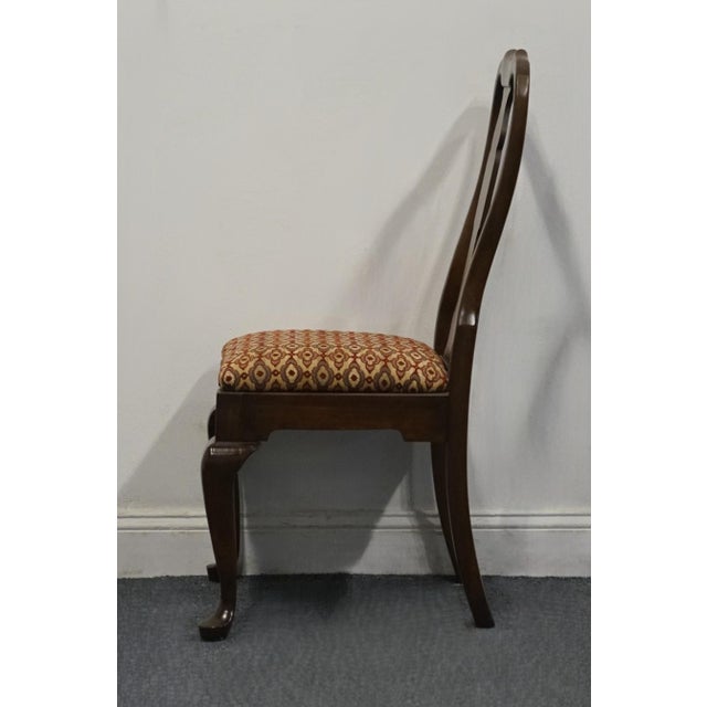 Late 20th Century Pennsylvania House Solid Cherry Traditional Style Dining Side Chair 11-3109 For Sale - Image 5 of 9