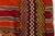 Mid 20th Century Vibrant Red, Orange & Yellow Flatweave Kilim For Sale - Image 4 of 10