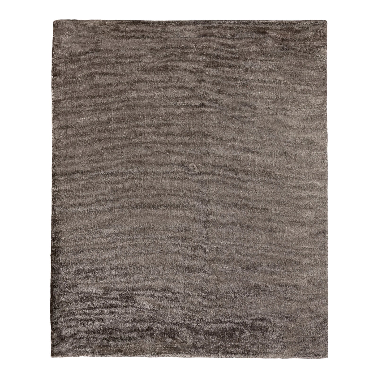 Exquisite Rugs Milton Hand Loom Viscose Khaki - 6'x9' | Chairish