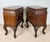 French Louis XV Style Wooden Nightstands, 1940, Set of 2 For Sale - Image 9 of 15